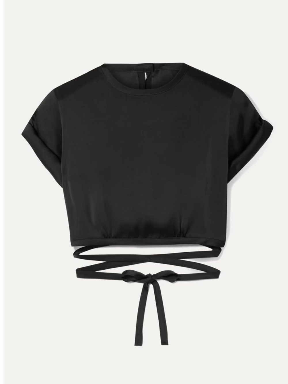 Orseund Iris Le Club 100% Silk Top in Black